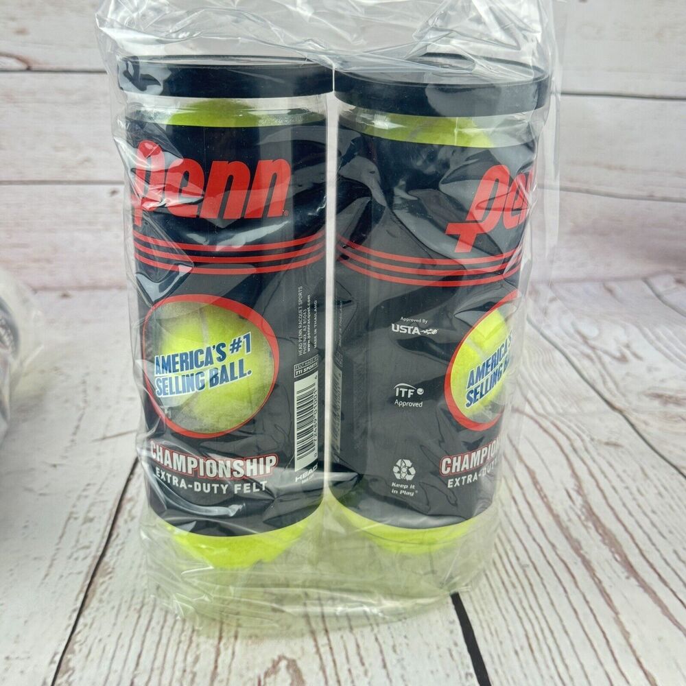 2 pk Tennis Penn Championship Balls Felt Duty Extra Pressurized Extra-Duty Balls